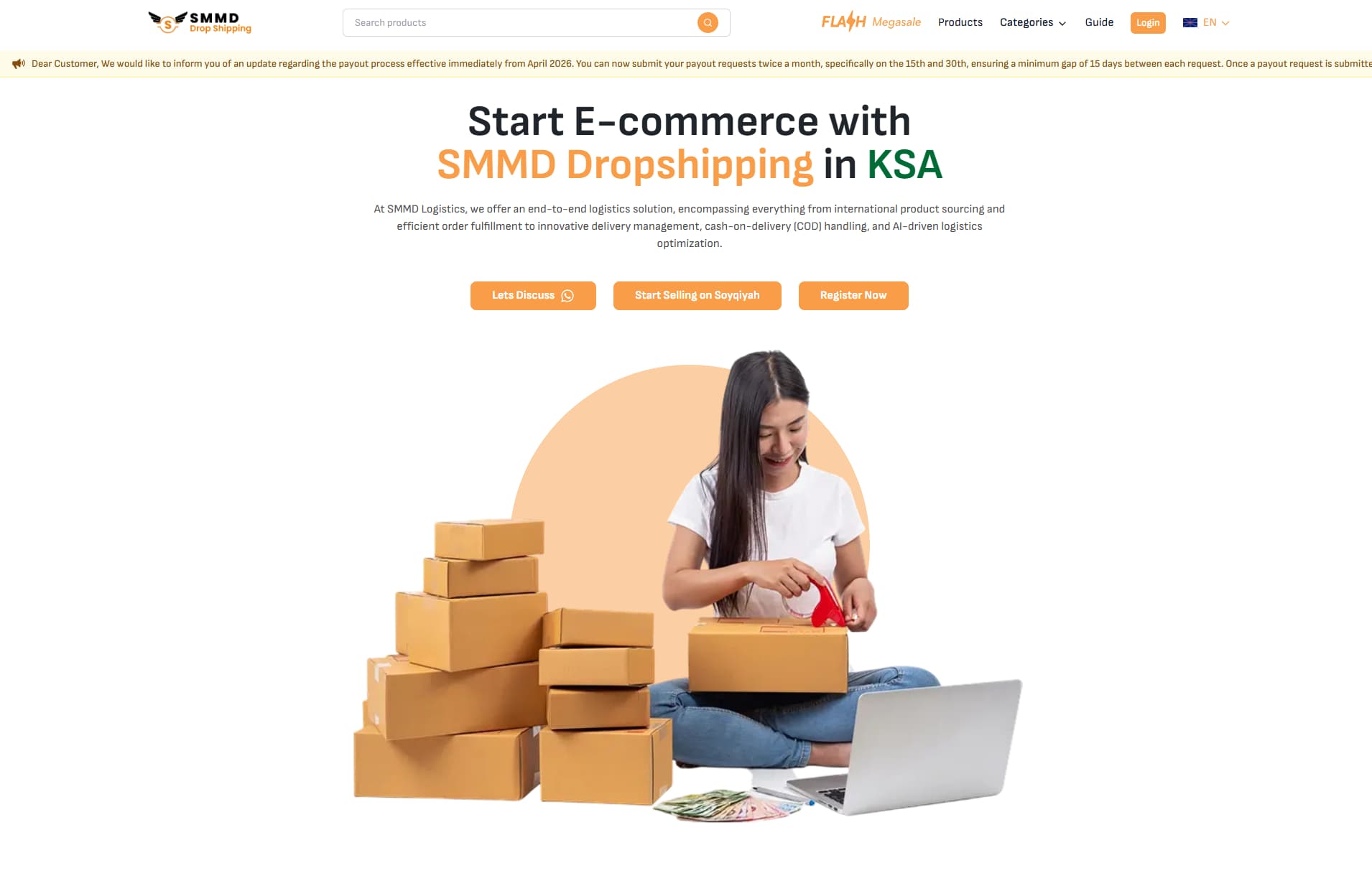 KSA Dropshipping Ops Platform Dashboard