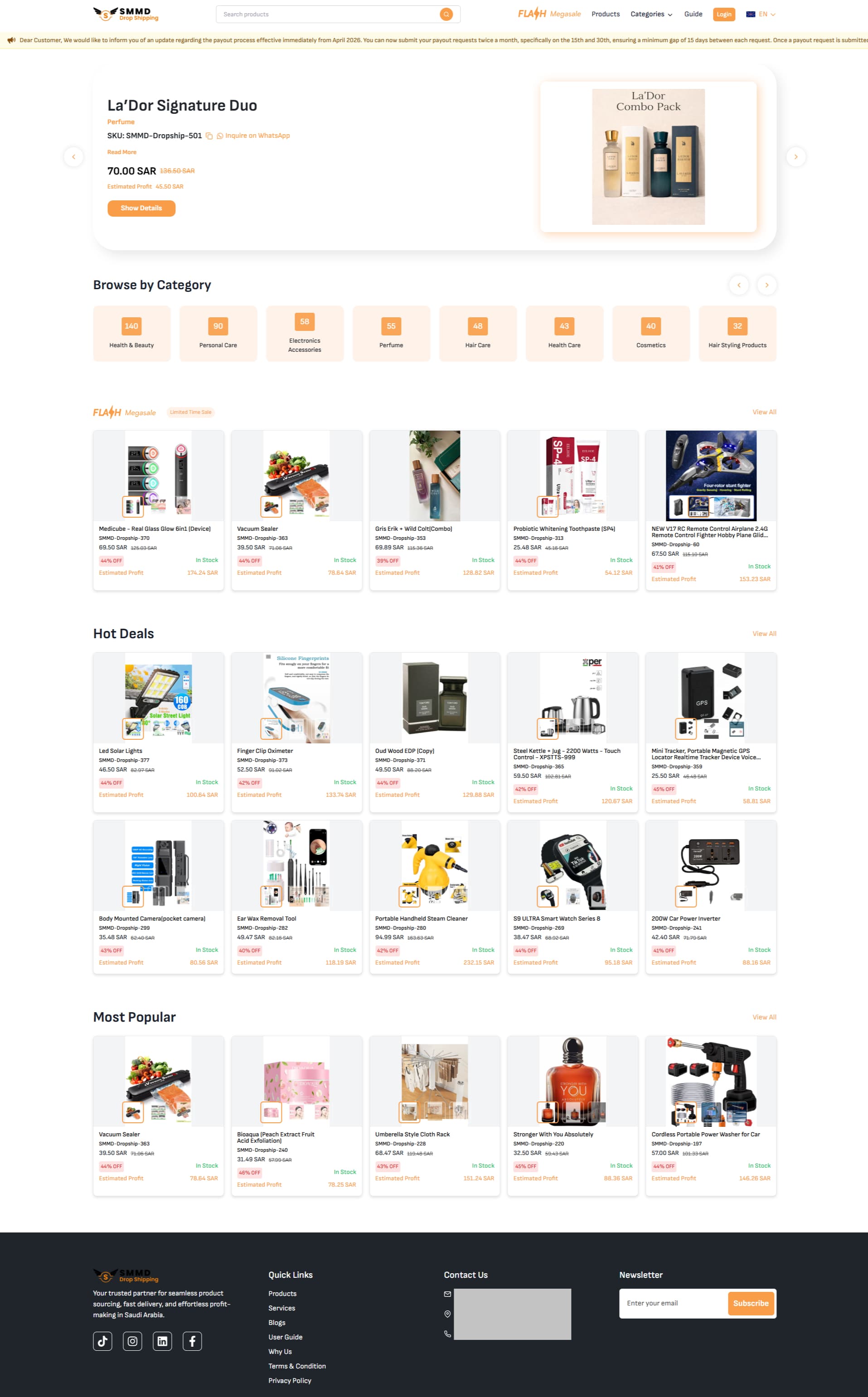 KSA Dropshipping Ops Platform