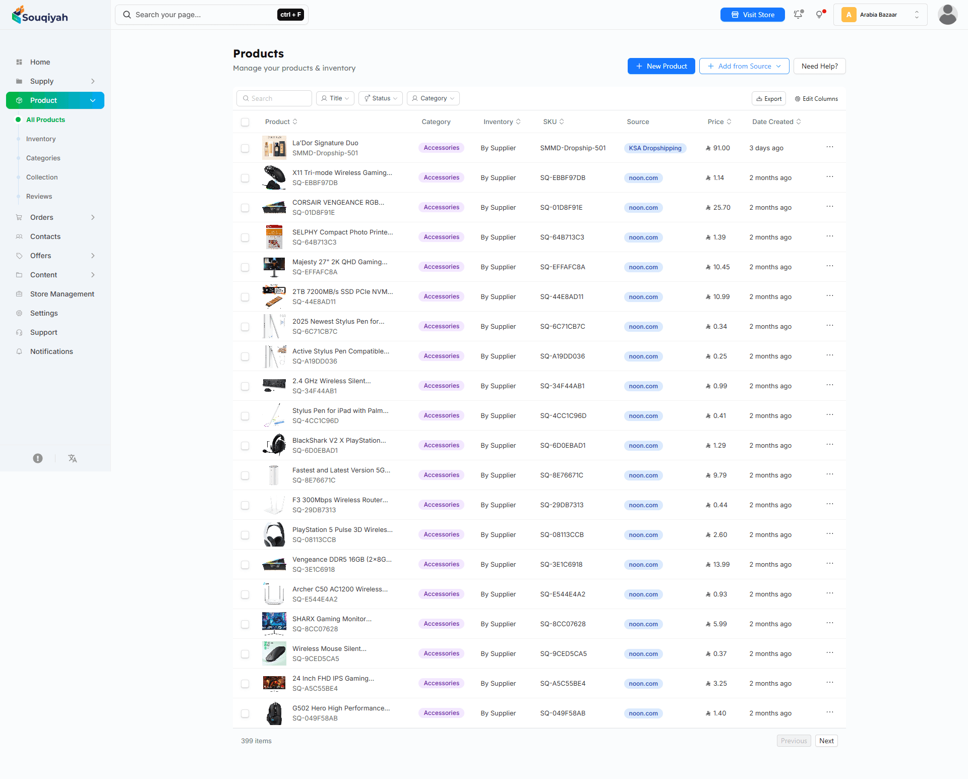 Souqiyah – Multi-Tenant E-Commerce SaaS Platform